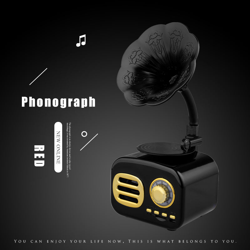 Bluetooth speaker phonograph