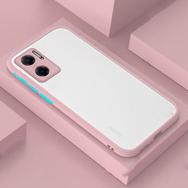 Transparent Solid Color Frosted Phone Case