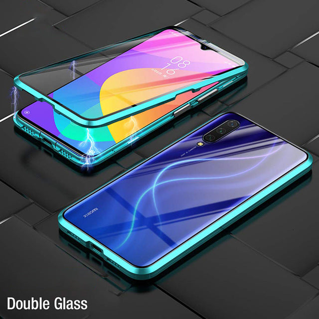 Double-sided Glass Magnetic Anti-fall Shell Metal Protective Cover
